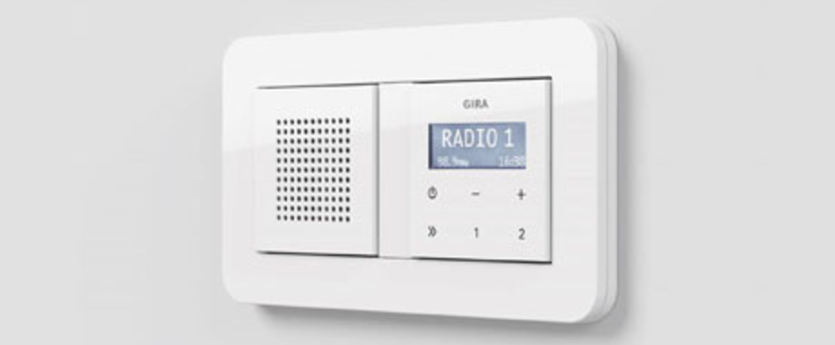 Gira Radio bei reichhard Elektrotechnik in Kitzingen